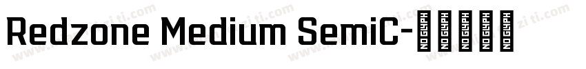 Redzone Medium SemiC字体转换